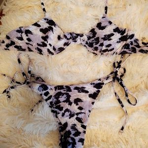 Purple Leopard Bikini